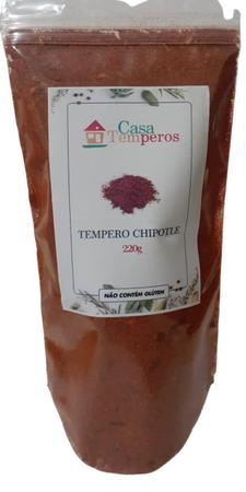 Tempero Chipotle 220G Sache Zipado - Casa Temperos Imagem de Tempero Chipotle 220G Sache Zipado