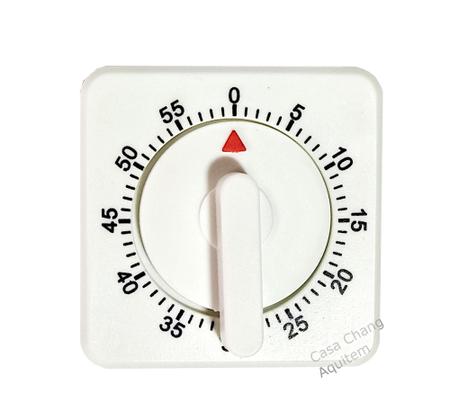 Timer/Temporizador para Cozinha - 60 Minutos - Rei da Cutelaria
