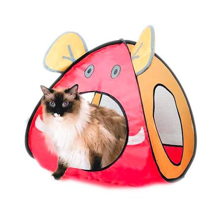Tenda American Pets Vermelha para Gatos Imagem de Tenda American Pets Vermelha para Gatos