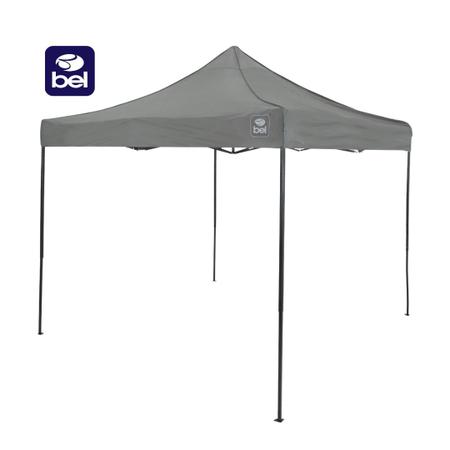 Imagem de Tenda Gazebo Dobrável Pagoda 3m x 3m Oxford Cinza Bel