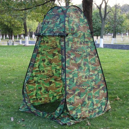 Imagem de Tenda Pop Up Automatica Portatil Banheiro Camping Camuflada