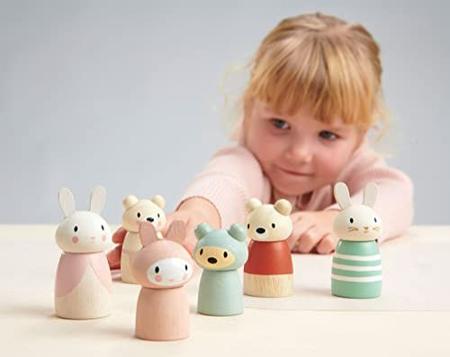 Imagem de Tender Leaf Toys - Contos de Urso - Bonecas Playset Figuras de 3 Ursos para Crianças Crianças Faz de Conta Doll House - Idade 3+