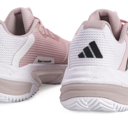 Tenis Adidas Barricade 13 All Court Rosa e Branco Tenis Esportivo Magazine Luiza