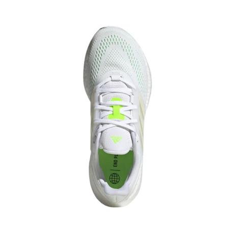 Tenis adidas verde cheap com branco