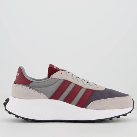 Tenis Adidas Run 70S Cinza e Bordo Tenis Esportivo Magazine Luiza