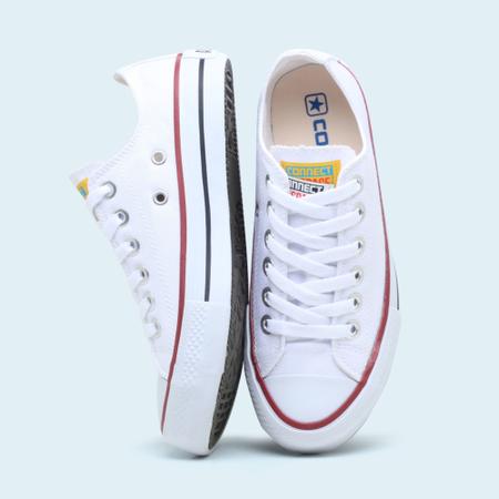 Tenis All Star Feminino Meia Cano Baixo Casual Varias Cores - Faz a Boa!