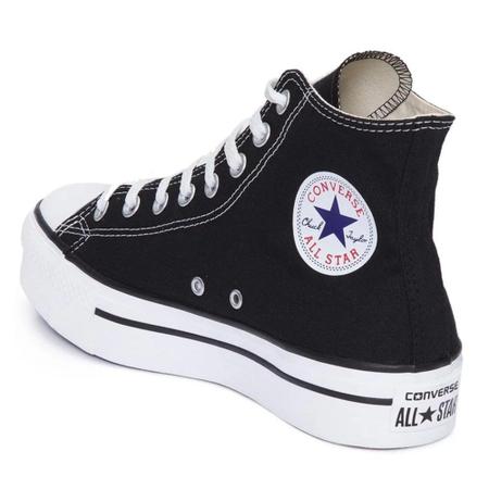 Tênis All Star Converse Cano Alto Plataforma Preto - Tênis Esportivo -  Magazine Luiza