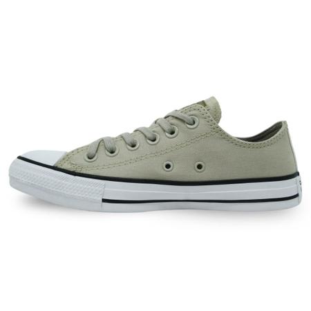 Tênis All Star Converse Chuck Taylor Bege Authentic Glam Imagem de Tênis All Star Converse Chuck Taylor Bege Authentic Glam