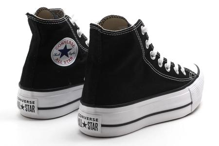 Tênis Chuck Taylor All Star Lift Plataforma Cano Alto Preto Converse CT0494  Tamanho:33