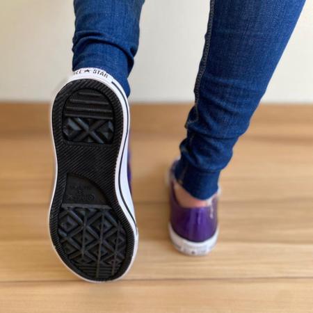 T nis All Star Converse Chuck Taylor Roxo Verniz T nis Esportivo