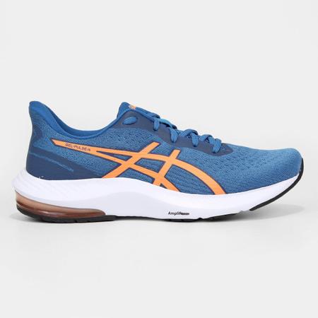 Tênis asics gel excite 4 hotsell masculino - marinho e laranja