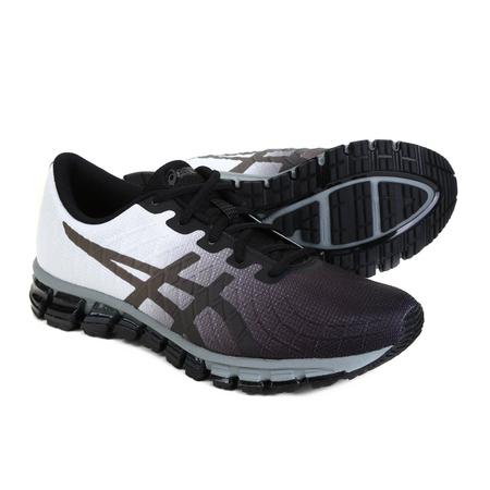 Asics gel-quantum 180 4 top masculino - preto e vermelho