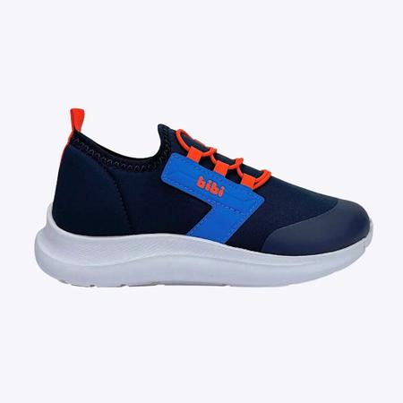 Tênis Azul Marinho e Laranja Infantil Masculino Bibi 1167235 Imagem de Tênis Azul Marinho e Laranja Infantil Masculino Bibi 1167235