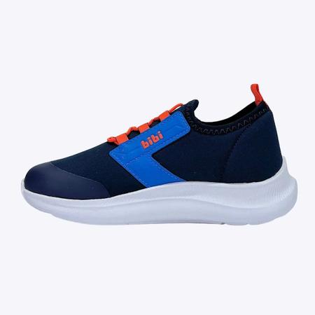 Tênis Azul Marinho e Laranja Infantil Masculino Bibi 1167235 Imagem de Tênis Azul Marinho e Laranja Infantil Masculino Bibi 1167235