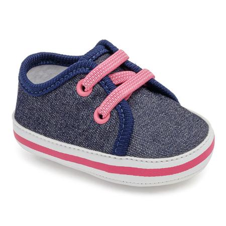 Tênis Bebê Pimpolho Cinza/Rosa Tamanho 04 Imagem de Tênis Bebê Pimpolho Cinza/Rosa Tamanho 04