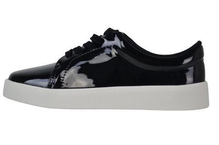 T nis Bebec Feminino Verniz Preto T2113 T nis Feminino