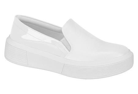 Imagem de Tênis Beira Rio Conforto Slip On Elástico Branco 4260101