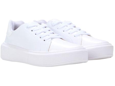 Tênis flatform beira best sale rio liso branco