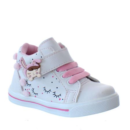 Tenis Botinha Star Infantil Menina Love Boneca Coelhinho Confort