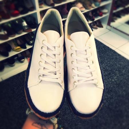 T nis branco corda colorida spot shoes Soraia Santos Outros