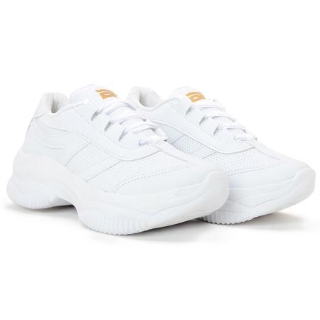 Imagem de Tênis Branco Feminino Casual Chunky Dad Plataforma - BF Shoes