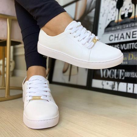 Tenis branco cheap casual vizzano