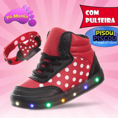 Tenis led best sale preto