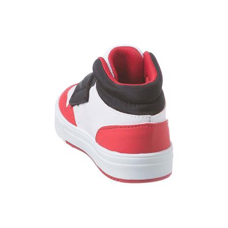 Tenis cano alto vermelho infantil 2025