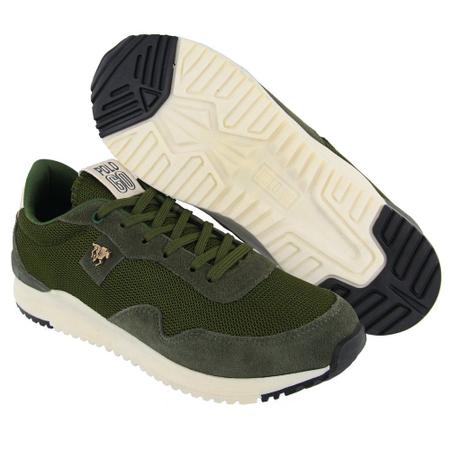 T nis Casual Esportivo Masculino Polo GO Verde Militar Sapataria