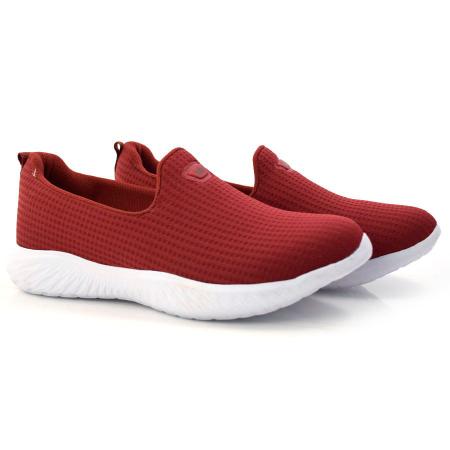 T nis Casual Feminino Mikelly Vermelho 021 T nis Feminino
