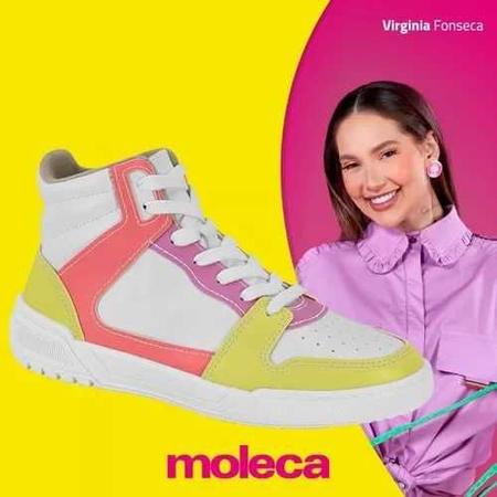 Tenis Casual Feminino Virginia Moleca Influencer Colorido Imagem de Tenis Casual Feminino Virginia Moleca Influencer Colorido