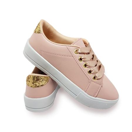 Tenis feminino cadarço de deals cetim