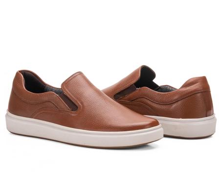 Slip on best sale caramelo masculino