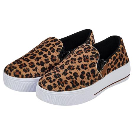 Tênis de Skate Slip On Onça