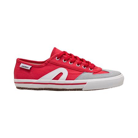 Tenis vermelho de best sale camurça