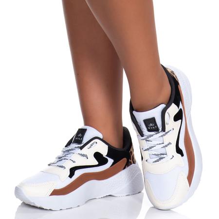 Imagem de Tênis Chunky Feminino Casual Blogueira Sneakers Flatform