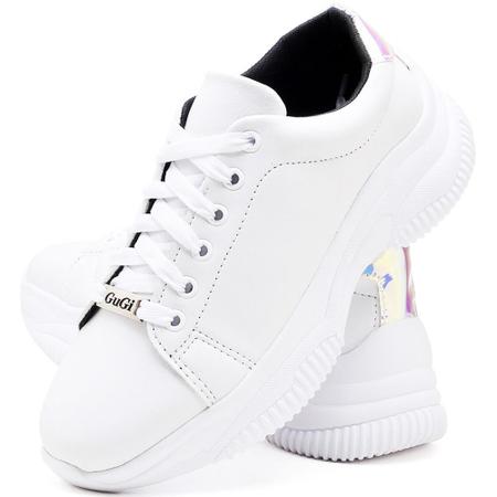 Imagem de Tênis Chunky Feminino Neon Casual GuGi - TNEON - Branco