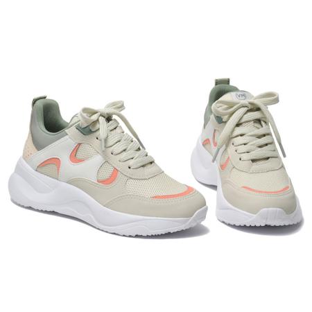 Tênis Feminino Chunky Via Marte 21-4601-Militar | Omar Calçados