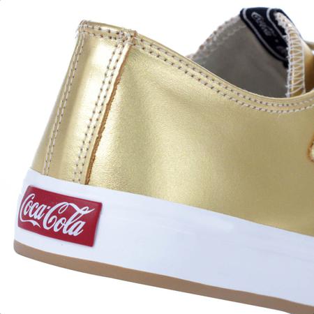 Tenis dourado feminino coca cola sales