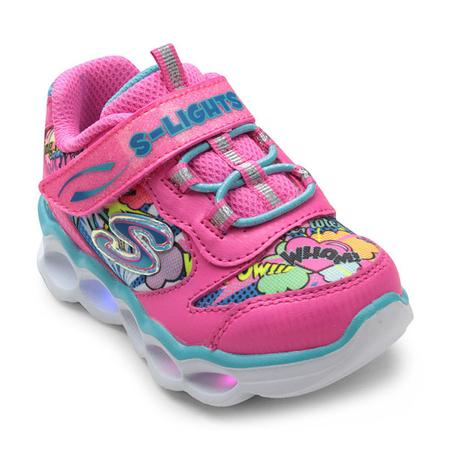 T nis com Luz Infantil Feminino Skechers T nis Esportivo