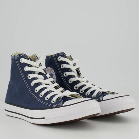 Tênis Converse All Star Chuck Taylor Cano Médio Preto e Branco - FutFanatics