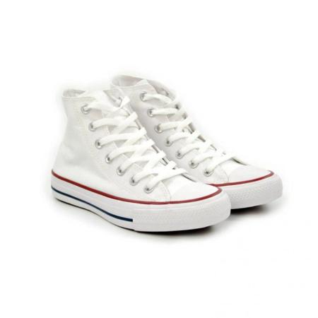 Tênis All Star Converse Chuck Taylor Cano Alto Branco CT00040001 - WQSurf