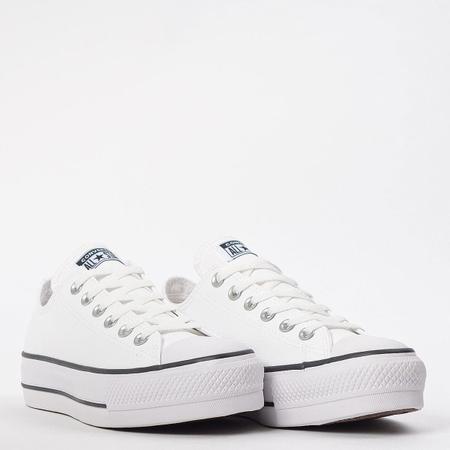 Tênis Converse All Star Plataforma de Napa Preto