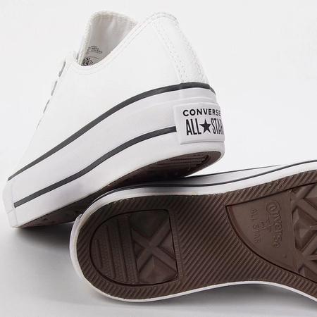 Tênis Converse All Star Cano Baixo de Napa Branco