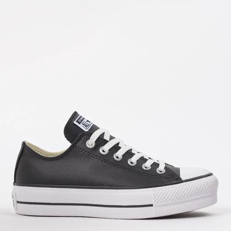 Tênis Converse All Star Plataforma de Napa Preto