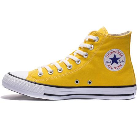 Tênis Converse All Star Cano Alto Amarelo