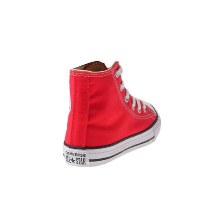 Tênis Converse Chuck Taylor All Star Cano Alto Juvenil Preto / Vermelho