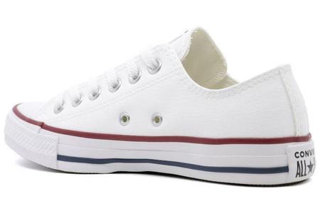 Tênis Converse Chuck Taylor All Star New Malden Ox CT04500003 Cano Baixo  Couro Unisex Preto Vermelho Branco Original em Promoção na Americanas