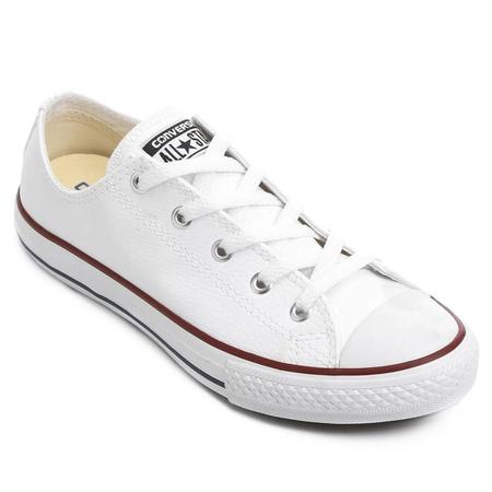 All star branco de couro best sale mercado livre