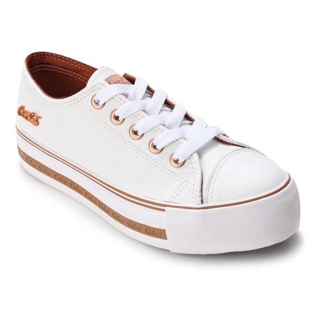 Tenis coca cheap cola couro